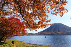 榛名湖畔の秋