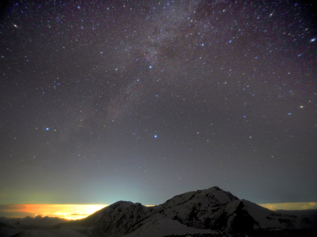 星空の大日岳