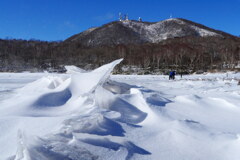 赤城山御神渡り