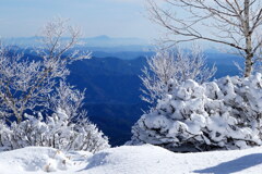 雪景色に癒されて