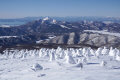 スノモンと磐梯山