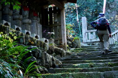 晩秋の山寺