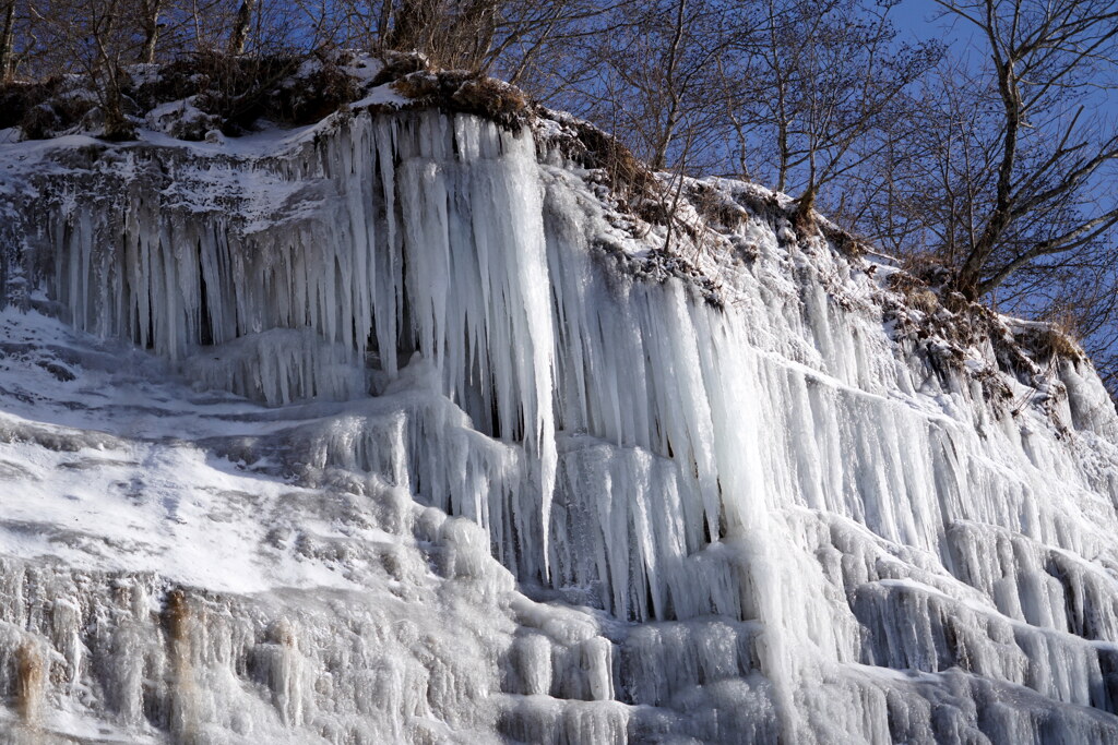 厳冬の小滝