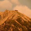 夕焼けの雄山