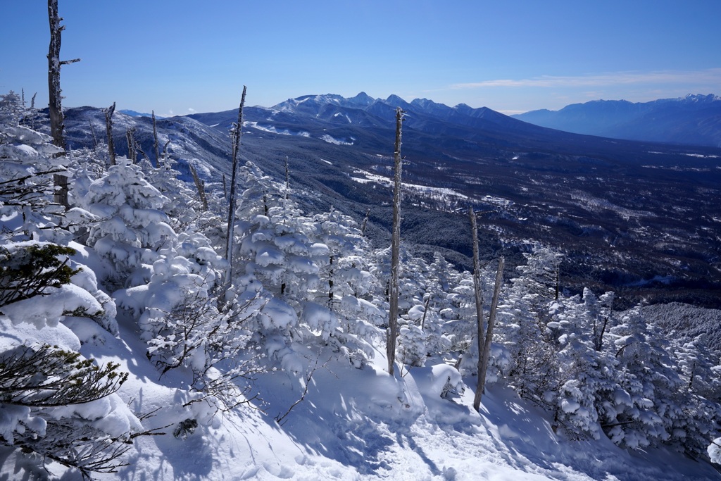 厳冬の北八ヶ岳
