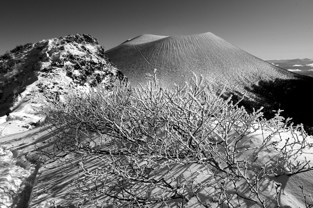 冬の浅間外輪山