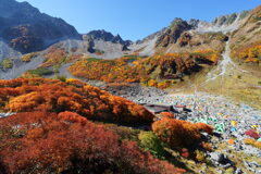 錦秋の涸沢カール