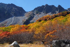錦秋飾る涸沢岳