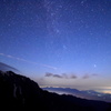 星空の鹿島槍ヶ岳