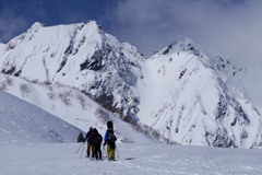 憧れの雪山へ