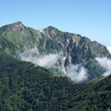 雲湧く鹿島槍