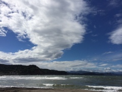 塩谷海岸入道雲