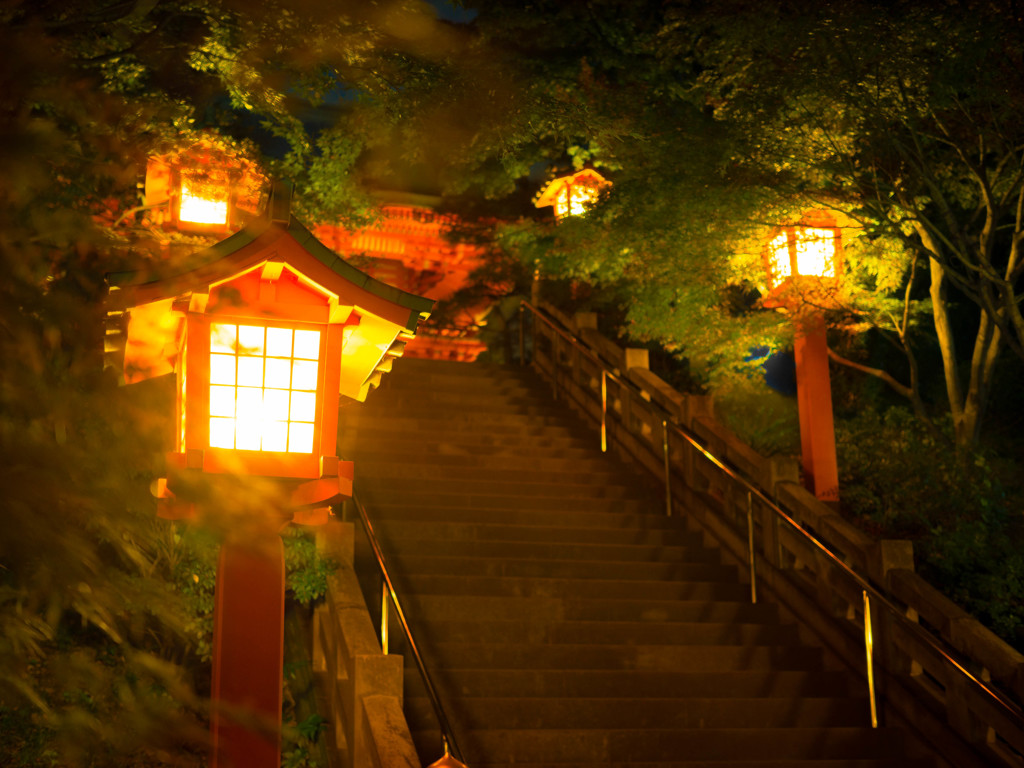 紅葉の神社