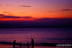 夕焼けの家庭日