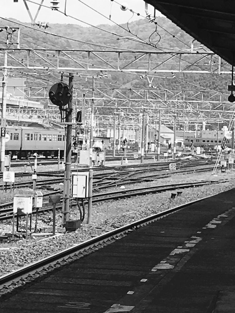 久しぶりの駅風景