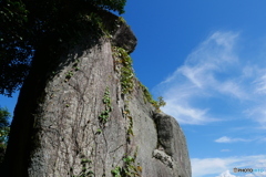 城跡の巨石