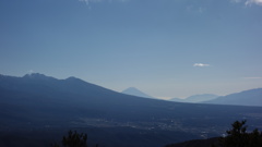 八ヶ岳と富士