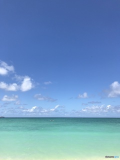 大好きな青い空、海