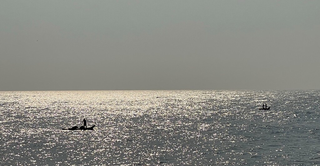 朝の海