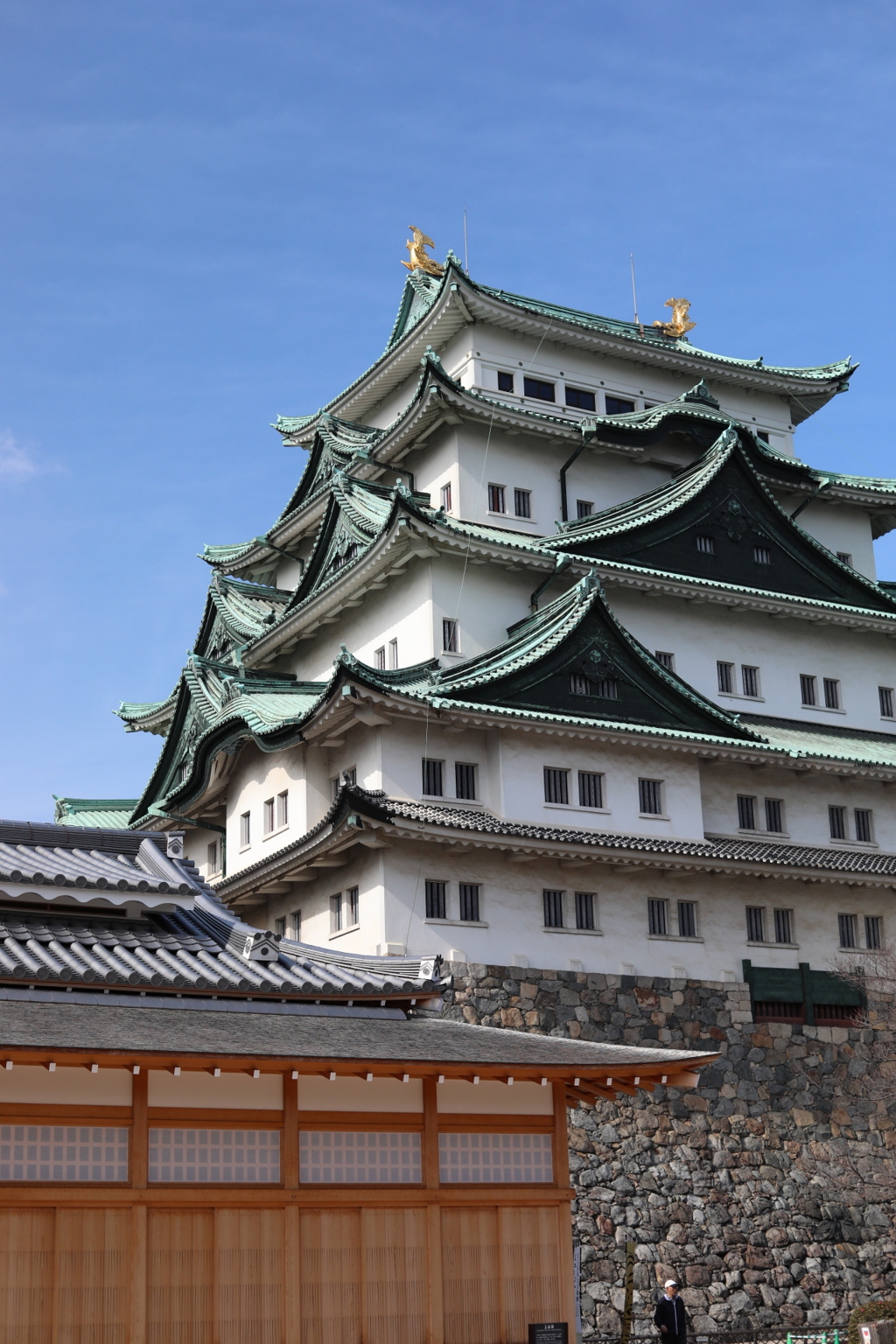 空にそびえる天守閣