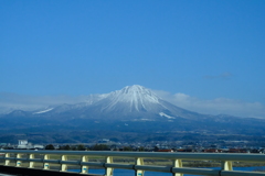 車窓からの大山