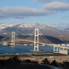 冬晴れの白鳥大橋