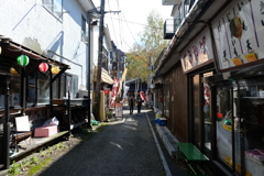 支笏湖温泉の路地