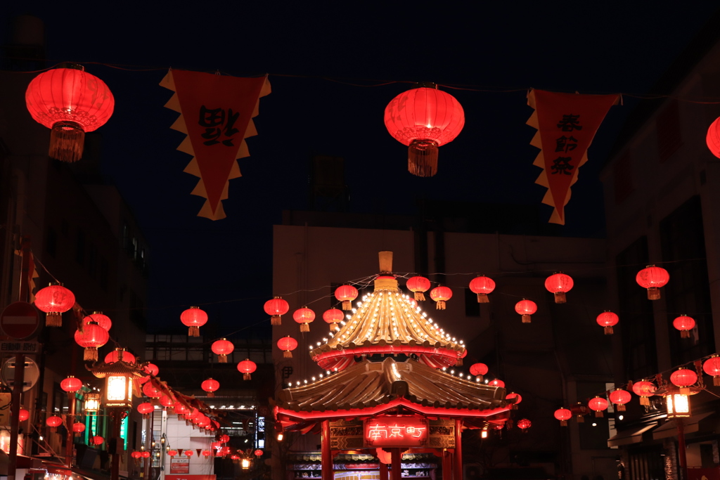 帰宅路の異国。