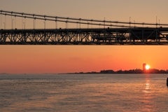 明石大橋。