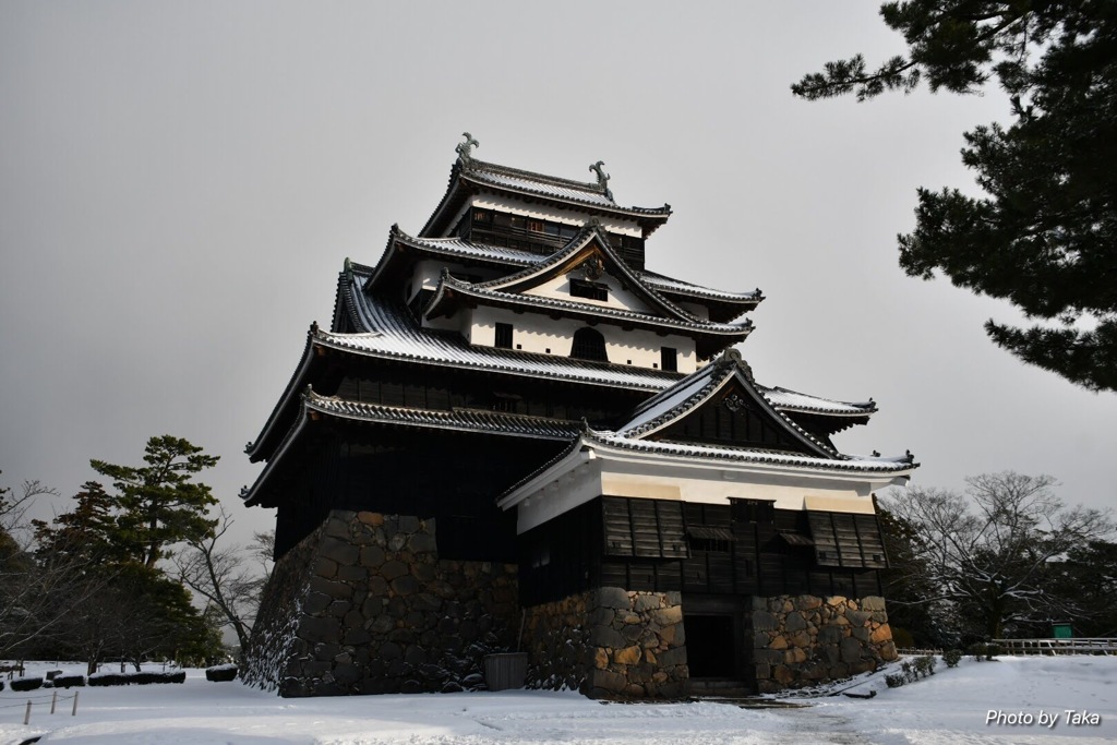 雪の千鳥城