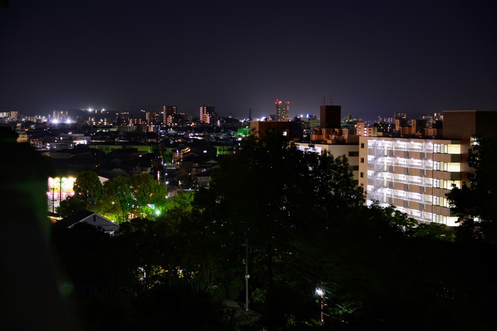 平日の夜の風景