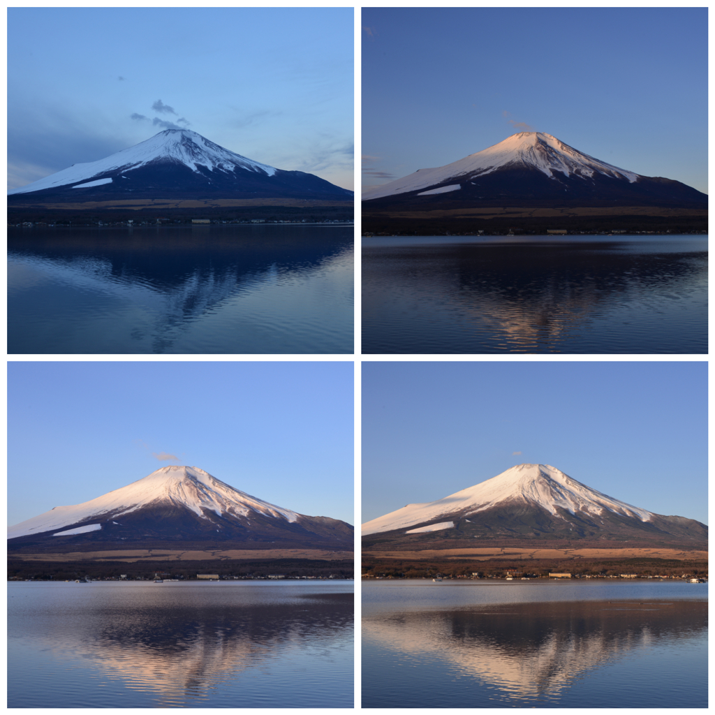 富士山四变化