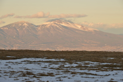 夕方の浅間山