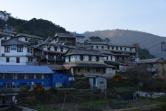 宿のある街並み