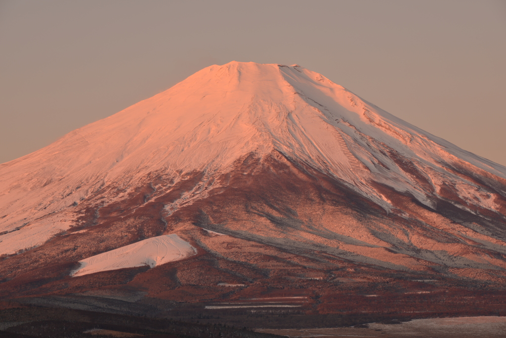 赤富士のアップ2