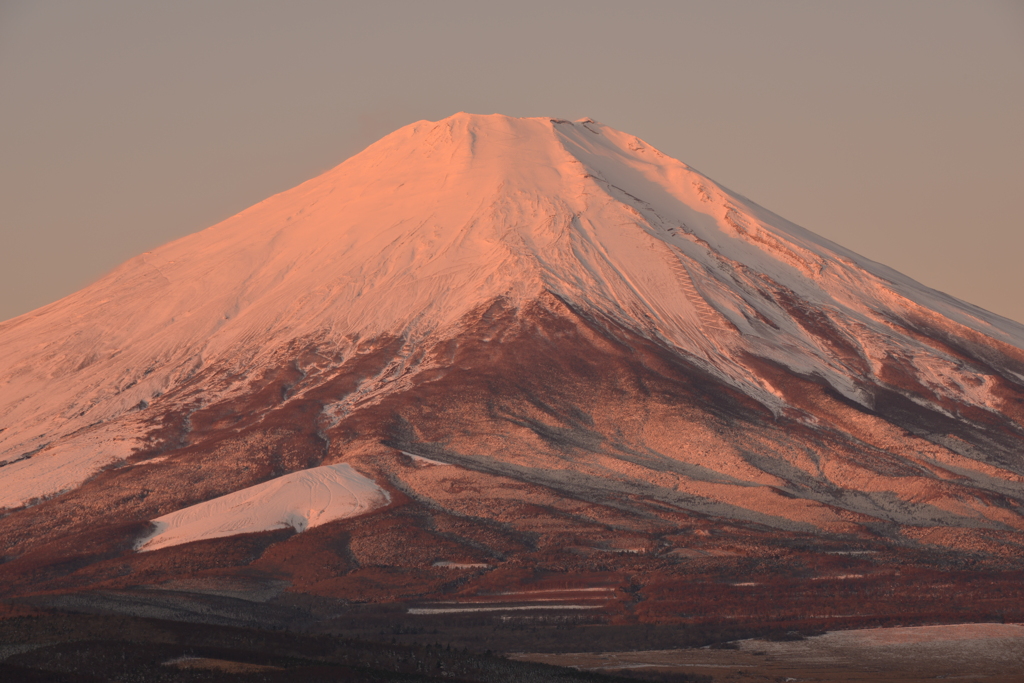 赤富士のアップ1