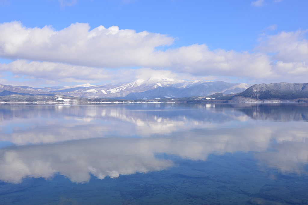 湖のシンメトリー