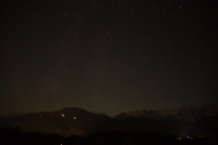 薄っすら天の川