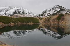 ミクリガ池にて。