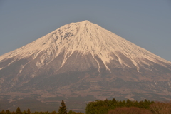 富士山の夕景