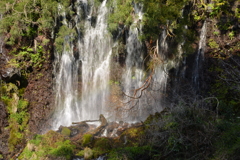 薄虹が見える風景