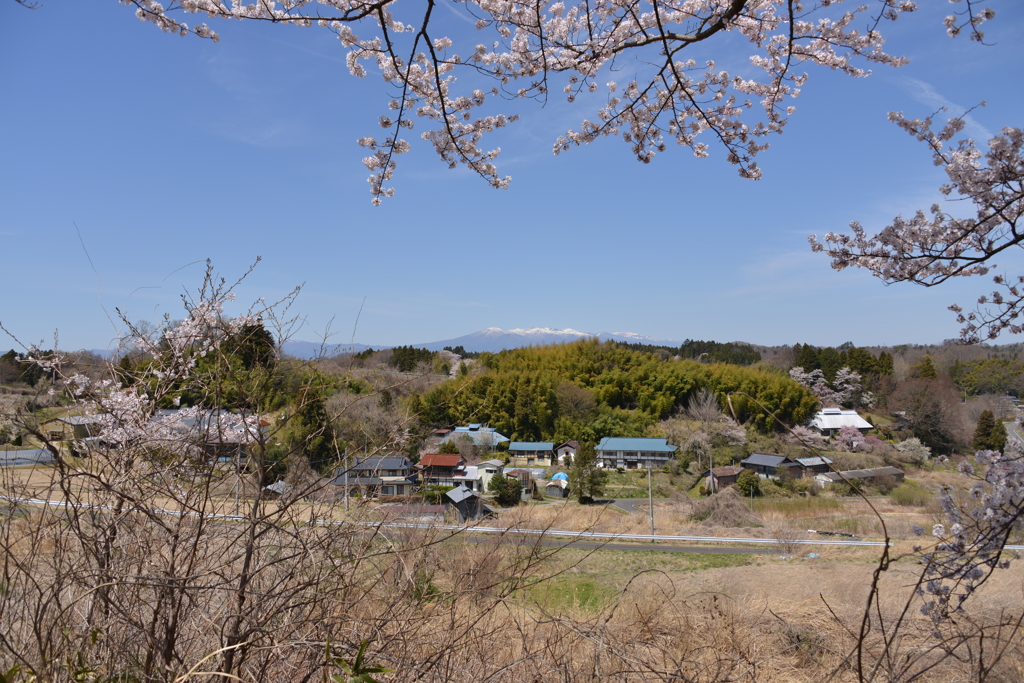 安達太良山遠望