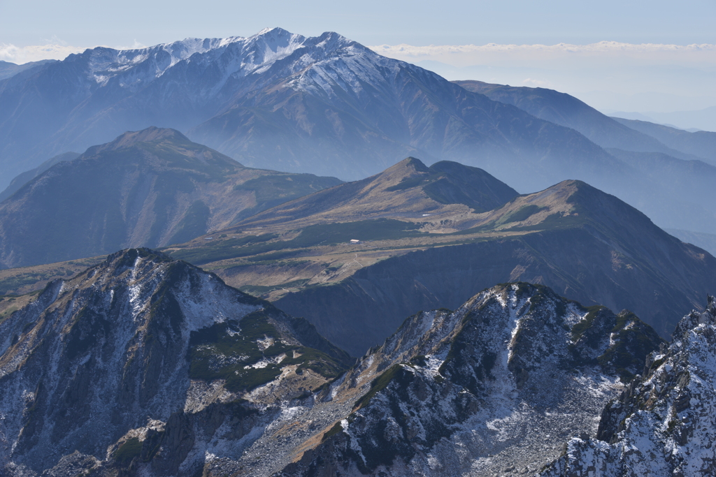 薬師岳と五色ヶ原