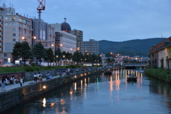 小樽運河の夜景1