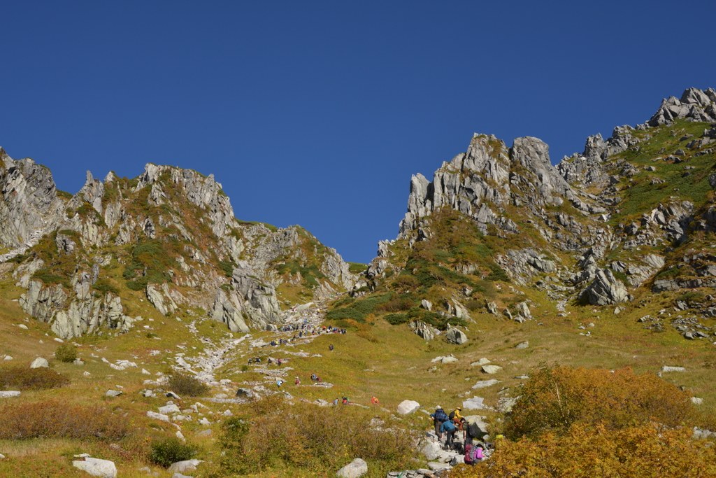 千畳敷駅からの眺め