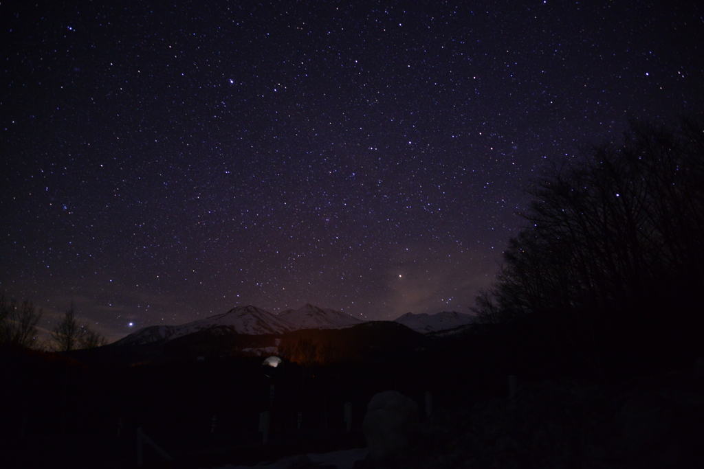 ３月の夜空