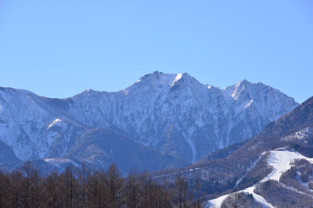 三ツ頭、権現岳、旭岳