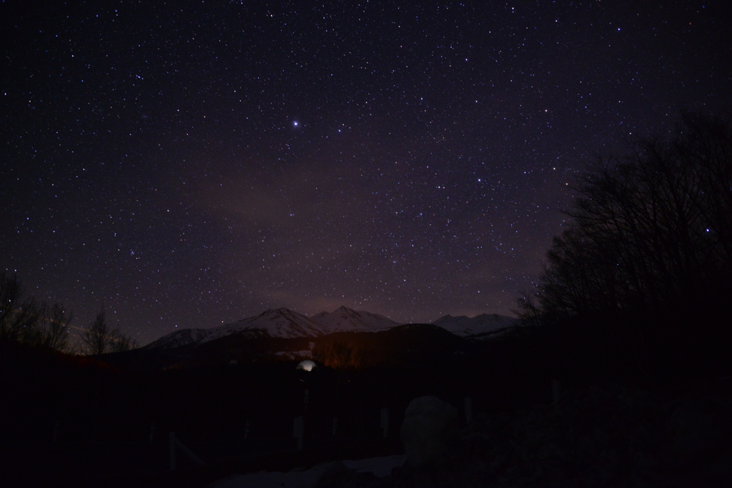 深夜の空