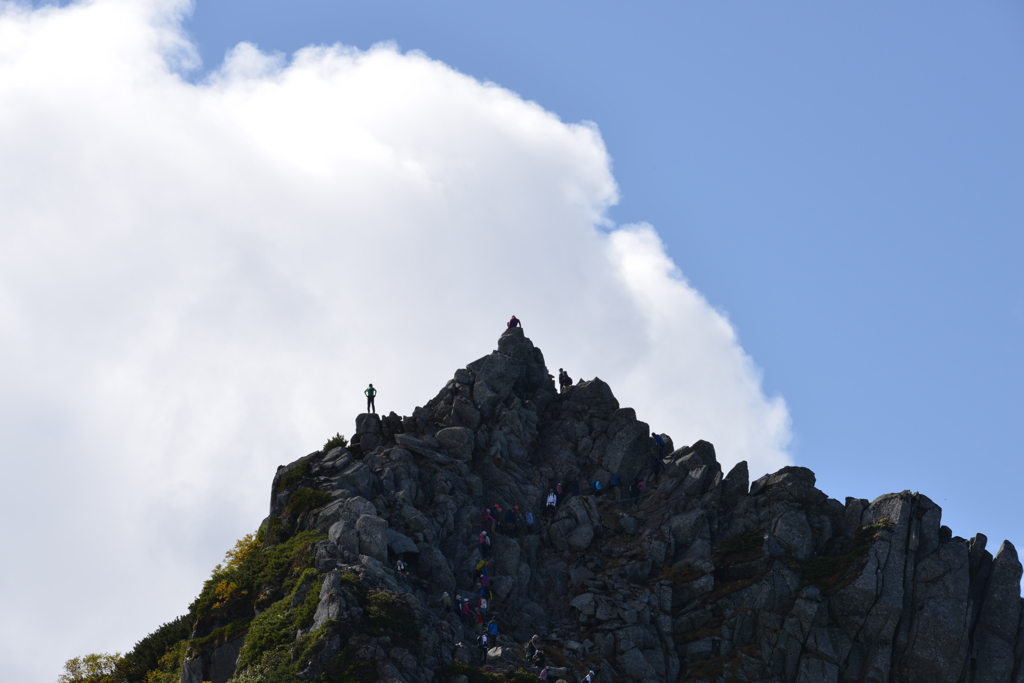 岩山の頂上