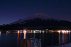 富士山と夜景